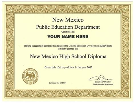 new mexico ged verification